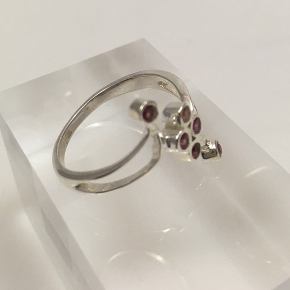 Sterling Silver 925 Pink Tourmaline Ring - Picture 6 of 8